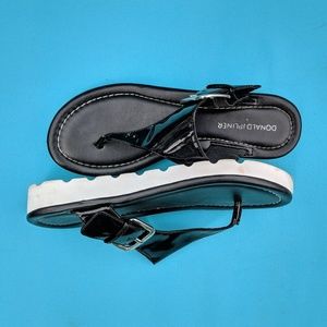 Black and White Sandal